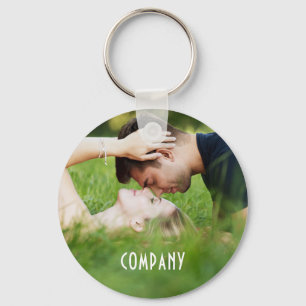 Personalized Photo, Company Name Key Ring