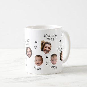 Personalized Photo Cup Custom Family Funny Face