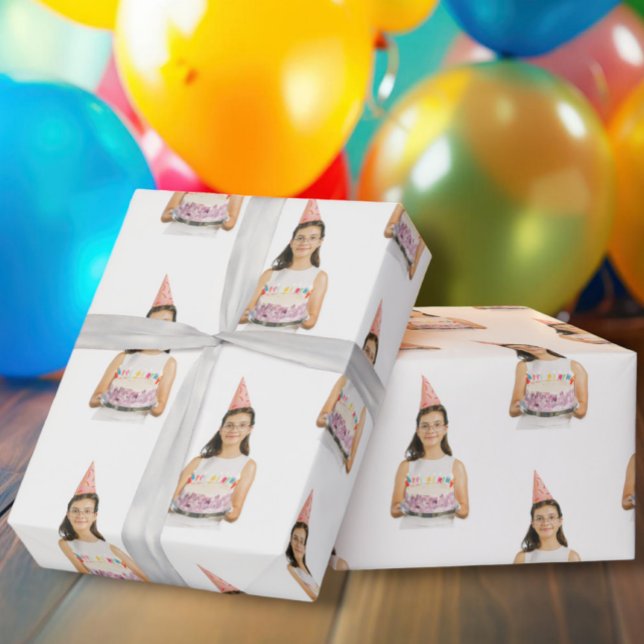 Personalized photo gift card - Personalized gift  Wrapping Paper (Creator Uploaded)