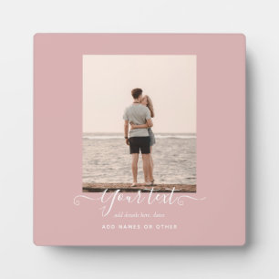 Personalized PHOTO GIFT - Family Friends Newlyweds Plaque