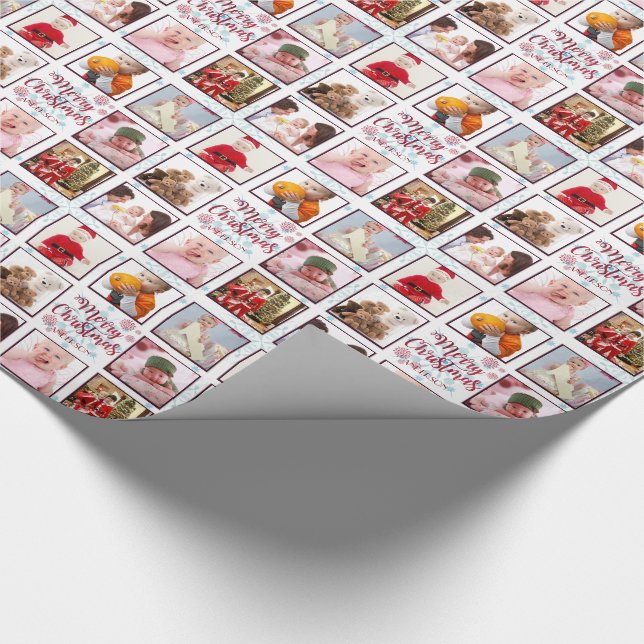 Personalized PHOTO Gift Wrap Christmas Intagram (Corner)