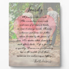 Personalized photo heart and poem canvas print