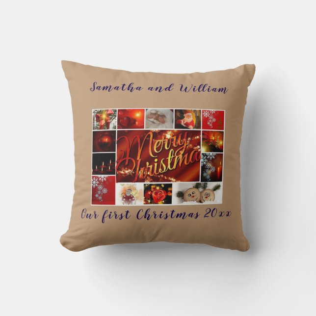 Personalized Photo Keepsake Pillow (Front)