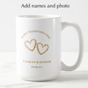 Personalized Photo Keepsake Valentines Day Gift Coffee Mug