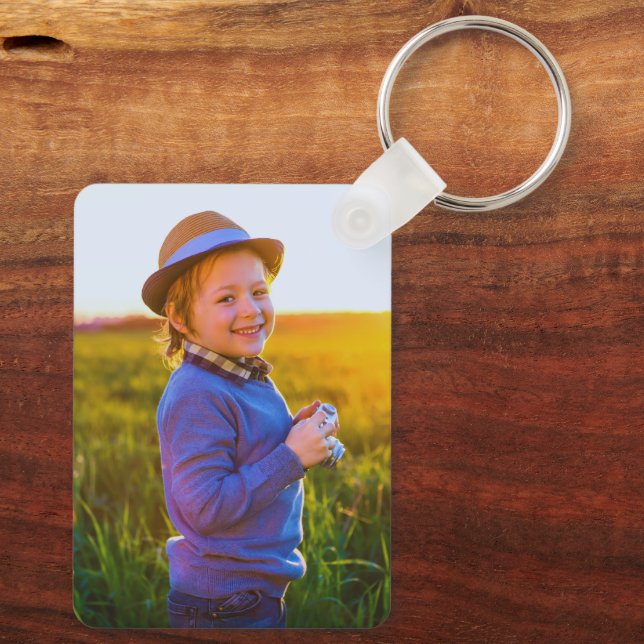 Personalized  Photo Key Ring (Back)
