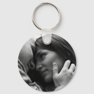 Personalized photo keychain, Couple Custom photo, Key Ring