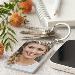 Personalized Photo Keychain for Bride