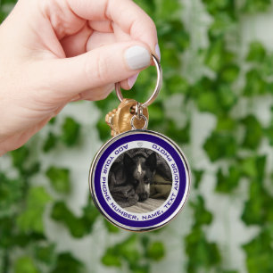 Personalized Photo Keychain with Text HAMbyWG -