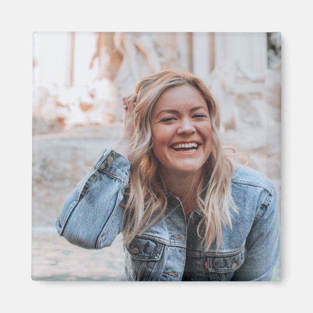 Personalized Photo Magnet (Front)