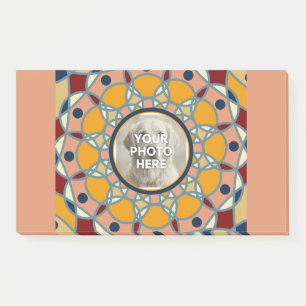 Personalized Photo Mandala Design Baby Shirt Post-it Notes