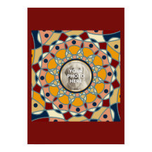 Personalized Photo Mandala Design Baby Shirt