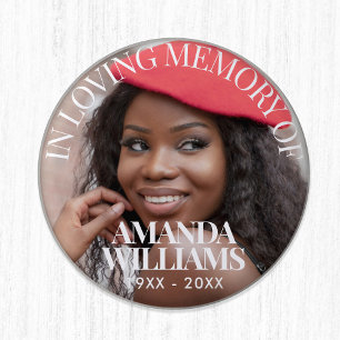 Personalized Photo Memorial 3 Cm Round Badge