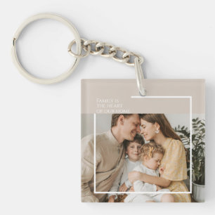Personalized Photo & Message Acrylic Keychain