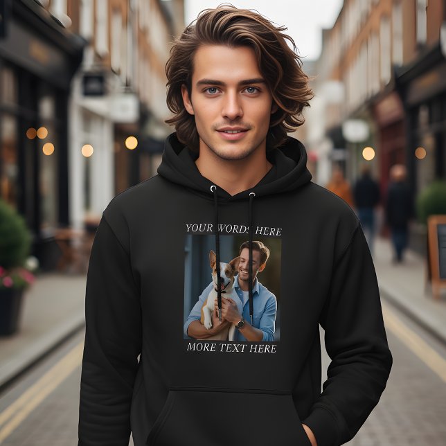 Personalized Photo & Message Hoodie (Creator Uploaded)
