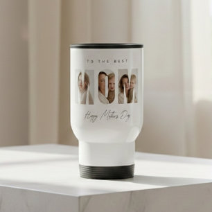 Personalized Photo MOM   Custom Mother’s Day Gift Travel Mug