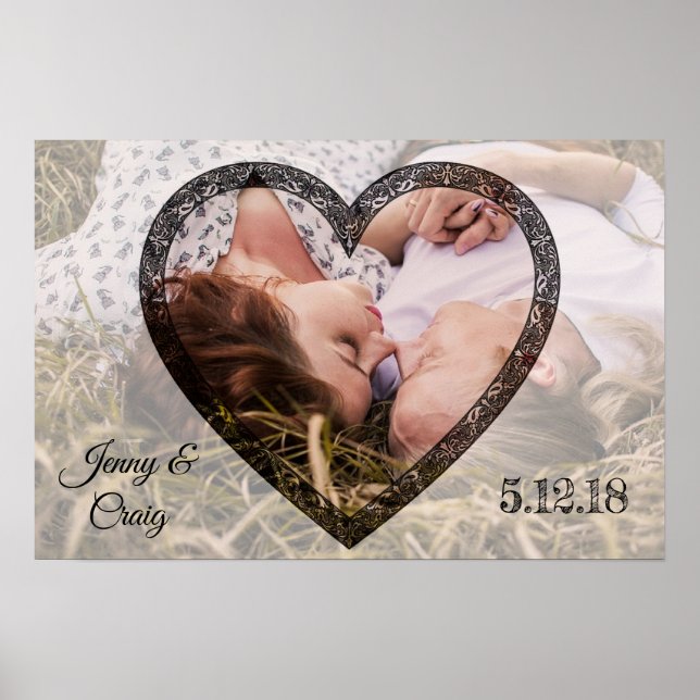 Personalized Photo Poster for Couple (Front)