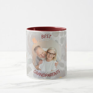 Personalized Photo & Text Mug Best Grandparents