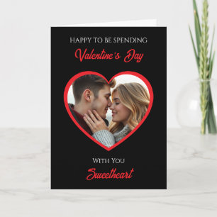 Personalized Photo Valentine's Day   My Favorite  Card