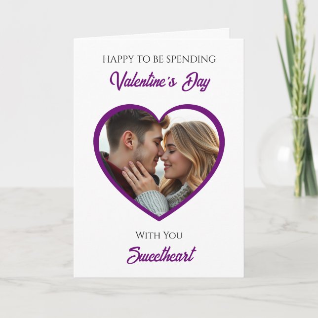 Personalized Photo Valentine's Day | My Favorite  Card (Front)