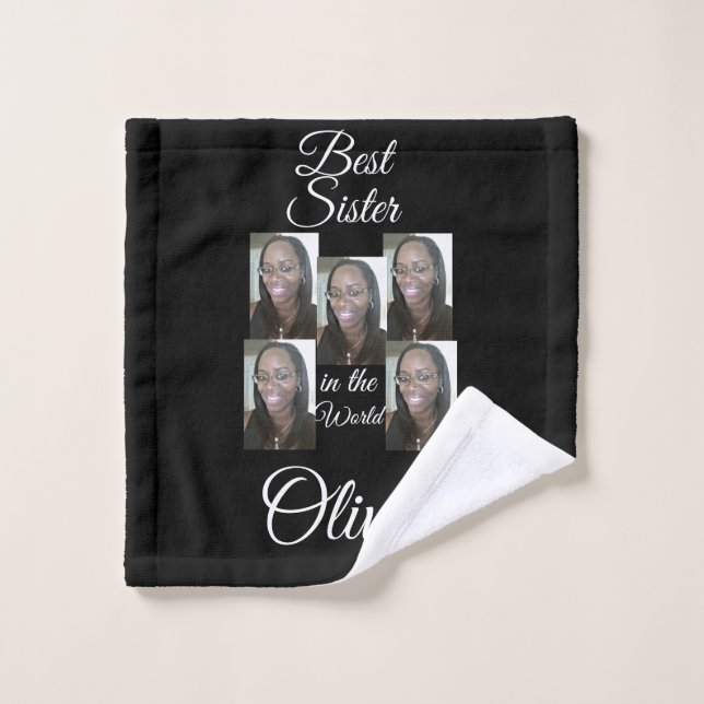 PERSONALIZED PHOTO  WASH CLOTH (Wash Cloth)