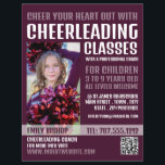 Personalized Photograph, Cheerleading Classes Flyer<br><div class="desc">Personalized Photograph,  Cheerleading Classes Advertising Flyers By The Business Card Store.</div>