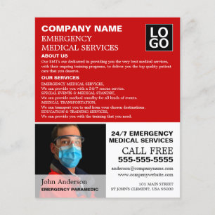 Personalized Photograph, EMT, Paramedic Flyer