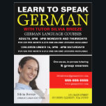 Personalized Photograph, German Language Course Flyer<br><div class="desc">Personalized Photograph,  German Language Course Advertising Flyers By The Business Card Store.</div>