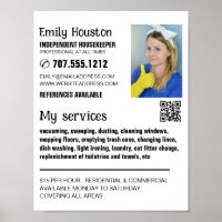 Personalized Photograph, Housekeeper, Maid