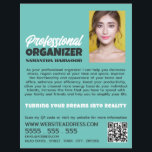 Personalized Photograph, Professional Organizer Flyer<br><div class="desc">Personalized Photograph,  Professional Organizer Advertising Flyers By The Business Card Store.</div>