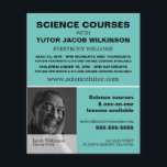 Personalized Photograph, Science Course Advert Flyer<br><div class="desc">Personalized Photograph,  Science Course Advertising Flyers By The Business Card Store.</div>