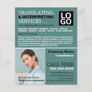 Personalized Photograph, Translator & Interpreter Flyer