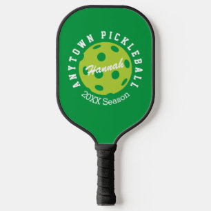 PERSONALIZED Pickleball Green Pickleball Paddle