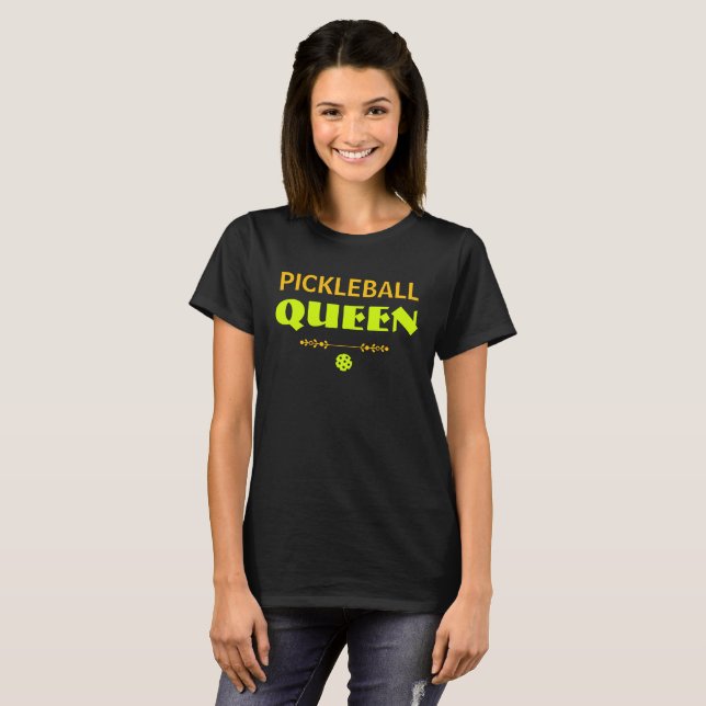 Personalized Pickleball Queen T-Shirt (Front Full)