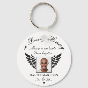 personalized picture Memorial in loving memory  Key Ring