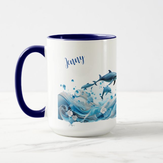 Personalized pigs mug (Left)