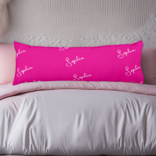 Personalized Pink Body Pillow