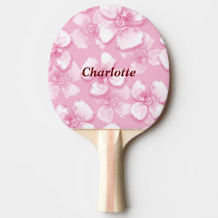 Personalized Pink Ping Pong Paddle
