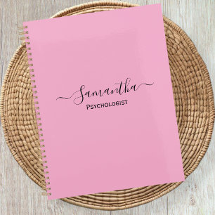 Personalized Pink Planner - Corporate Gift, PhD 