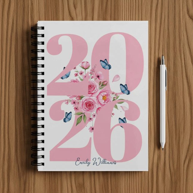 Personalized Pink Rose  Planner (Creator Uploaded)