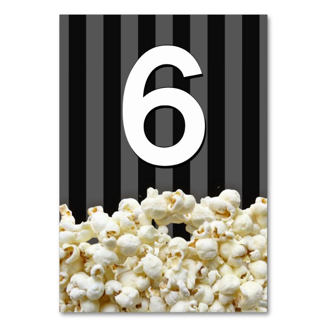 Personalized Pirate Party Table Number (Back)