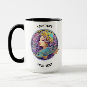 PERSONALIZED PISCES ZODIAC SIGN MUG