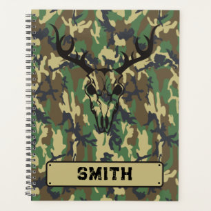 Personalized Planner Woodlands Camouflage 