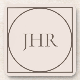 Personalized plastic coasters