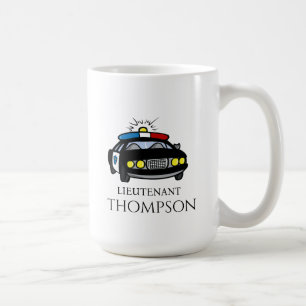 Personalized Police Lieutenant Coffee Mug