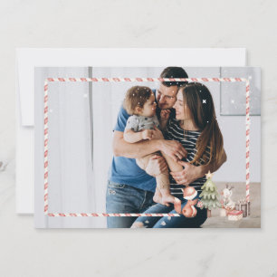 Personalized postal Xmas Invitation