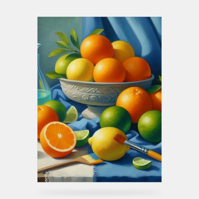 Personalized Premium Acrylic Sign - Custom Elegant (Front)