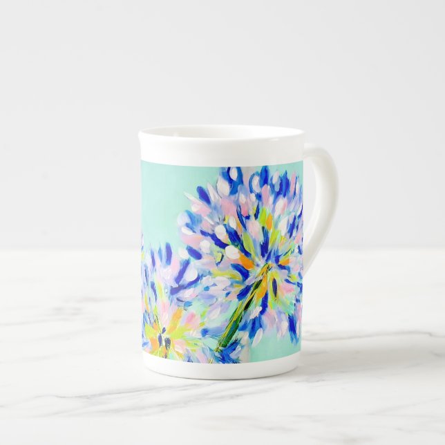Personalized Pretty agapanthas coffee mug (Front Right)