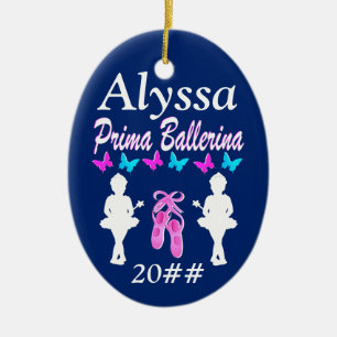 PERSONALIZED PRIMA BALLERINA ORNAMENT