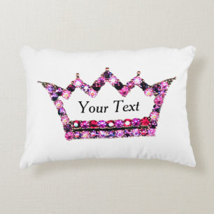 Personalized “ Princess Tiara” Accent Pillow