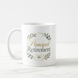 Personalized Principal Retirement Gift Coffee Mug